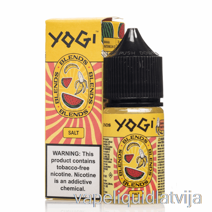 Banānu Arbūzu Ledus - Jogu Maisījumi Sāļi - 30ml 20mg Vape šķidrums